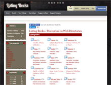 Tablet Screenshot of listingrocks.com